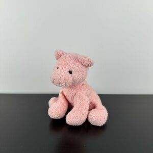 Russ Berrie Rare Luv Pets Perky Pink Pig 5” Chamois Plush Stuffed Animal Luv Pet